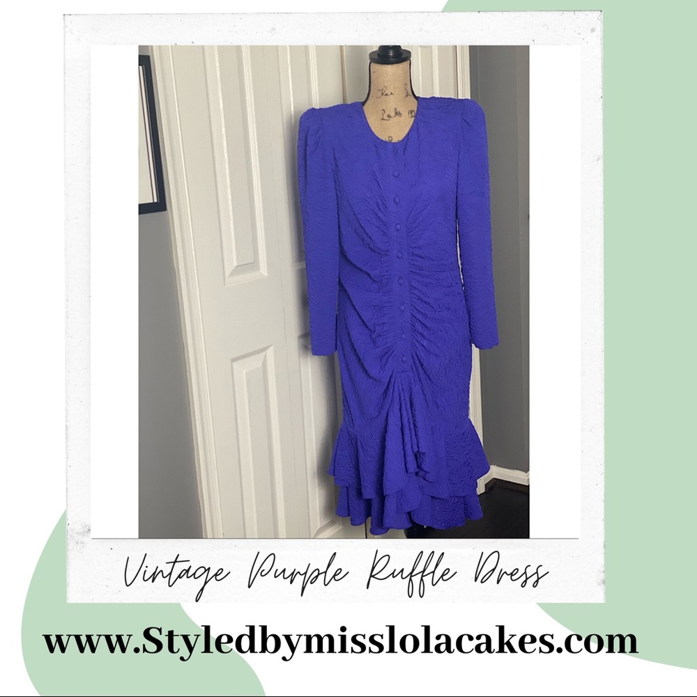 Vintage Purple Dress